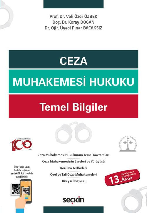 Ceza Muhakemesi Hukuku Temel Bilgiler - Pınar Bacaksız kitap kapağı