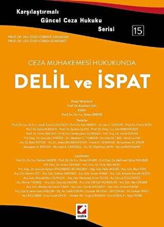 Ceza Muhakemesi Hukukunda Delil ve İspat - Yener Ünver kitap kapağı
