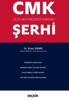 Ceza Muhakemesi Kanunu Şerhi - Remzi Demir kitap kapağı