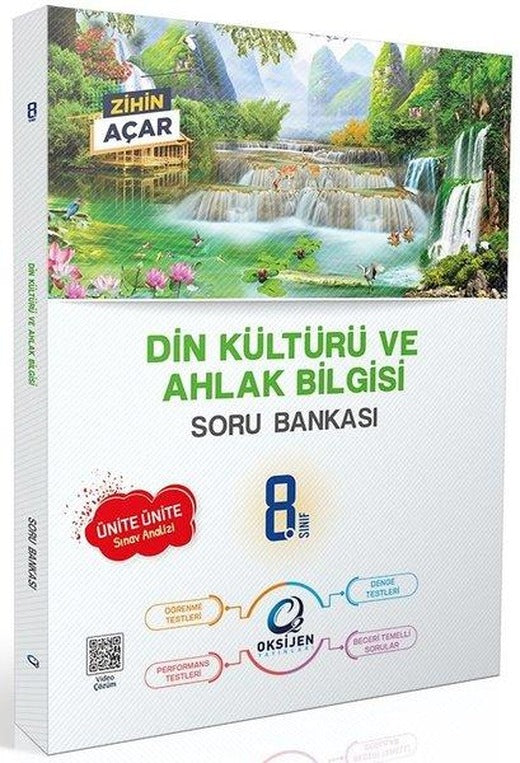 Oksijen 8. Sınıf Din Kültürü Soru Bankası | Oksijen Yayınları - Eğitim (İnce Kapak)