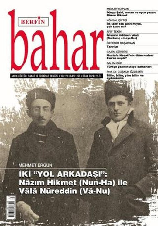 Berfin Bahar Aylık Kültür Sanat ve Edebiyat Dergisi Sayı: 263 Ocak 2020 | Berfin Bahar Dergisi (Ciltsiz)