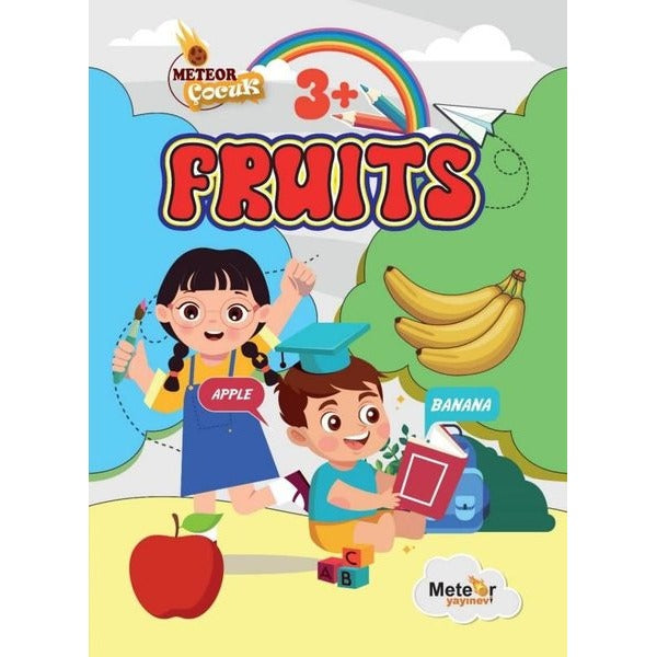 Fruits Türkçe-İngilizce Boyama Kitabı