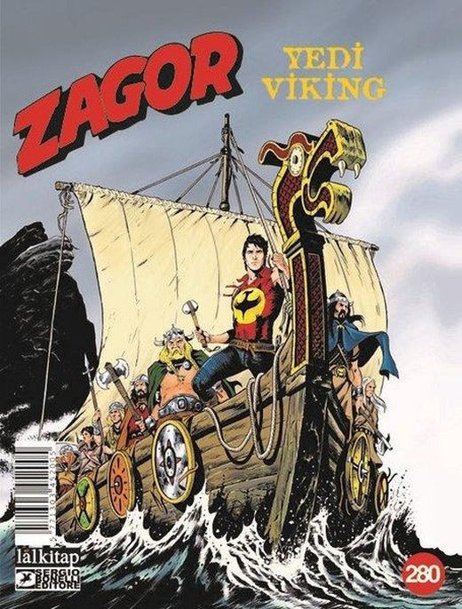 Zagor Sayı 280 - Yedi Viking | Lal (İnce Kapak)