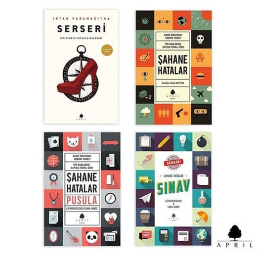 April İnteraktif Seti - 4 Kitap Takım | April Yayıncılık (İnce Kapak )
