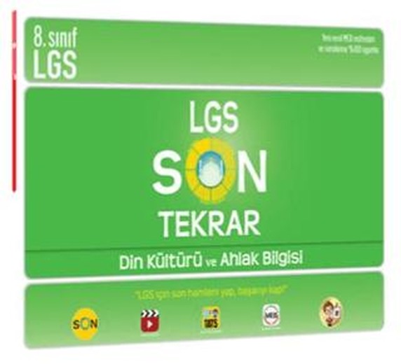 8. Sınıf LGS Son Tekrar Din Kültürü ve Ahlak Bilgisi | Tonguç Akademi (Ciltsiz)