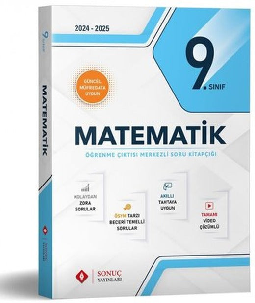 9. Sınıf Matematik Modüler Set - 2025 Güncel Müfredata Uygun | Sonuç Yayınları (İnce Kapak)