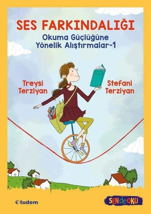 Ses Farkındalığı - Okuma Güçlüğüne Yönelik Alıştırmalar 1 | Tudem Yayınları (İnce Kapak)