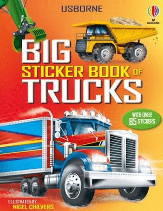 Big Sticker Book of Trucks | Usborne (Ciltsiz)