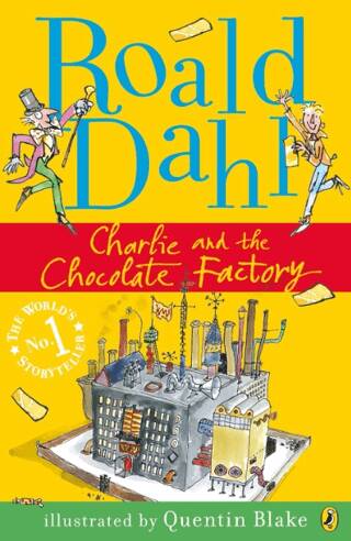 Charlie and the Chocolate Factory - Roald Dahl kitap kapağı