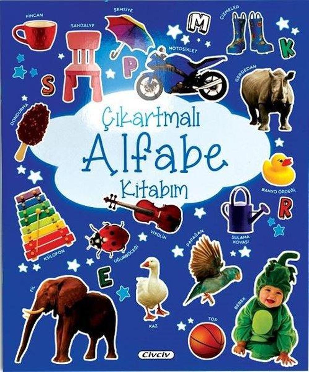 Çıkartmalı Alfabe Kitabım | Civciv Yayınları