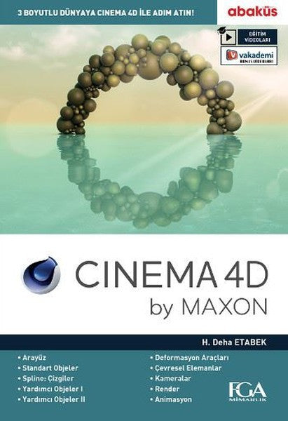 Cinema 4D By Maxon - H. Deha Etabek kitap kapağı