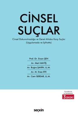 Cinsel Suçlar - Ersan Şen kitap kapağı