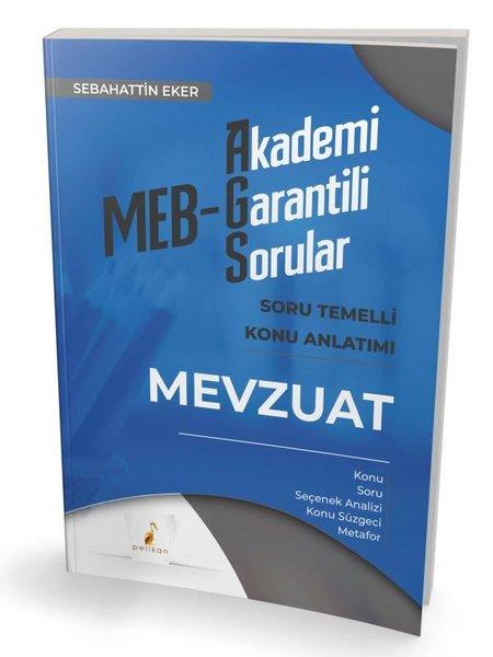 MEB - AGS Mevzuat Soru Temelli Konu Anlatımı | Pelikan Yayınları (İnce Kapak)  - Resim 1