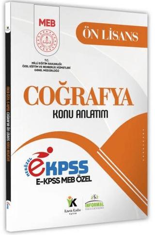 2026 MEB Özel EKPSS Ön Lisans - Ortaöğretim Coğrafya Konu Anlatımı Kitabı