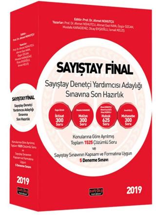 Sayıştay Final - Sayıştay Denetçi Yardımcısı Adaylığı Sınavına Son Hazırlık Soru Bankası 2019