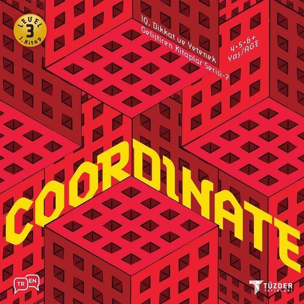 Coordinate-Level 3-1.Kitap-IQ ve Yetenek Geliştiren Kitaplar Serisi 7 | Tüzder Yayınları (İnce Kapak)  - Resim 1