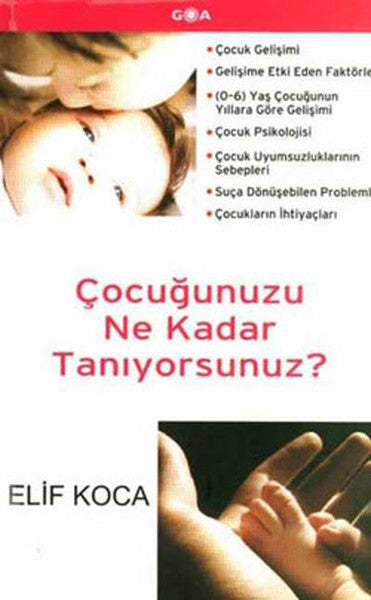 Çocuğunuzu Ne Kadar Tanıyorsunuz? - Elif Koca kitap kapağı