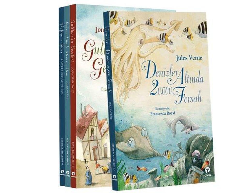 Çocuk Klasikleri Seti-Büyük Boy-4 Kitap Takım | Turkuvaz Çocuk