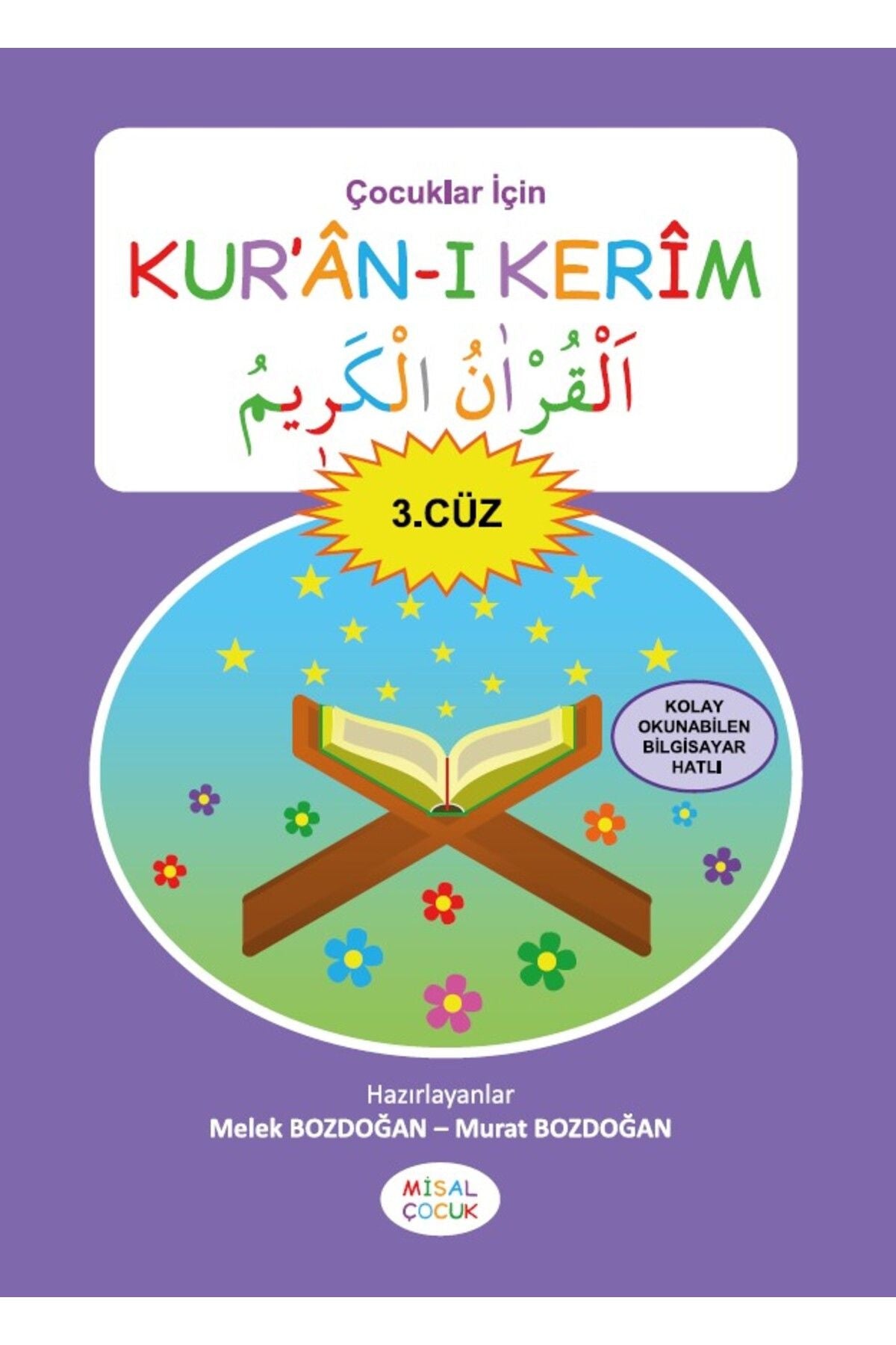Çocuklar İçin Kur'an-ı Kerim (3. Cüz) - Melek Bozdoğan - Murat Bozdoğan kitap kapağı