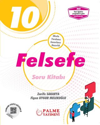Palme 10. Sınıf Felsefe Soru Kitabı | Palme Yayınları (Ciltsiz)  - Resim 1