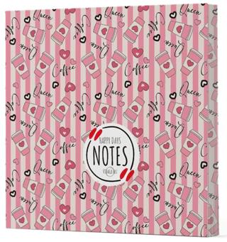 Kahve 8 - Çizgisiz Yan Boyamalı Defter | Vivago Art - Resim 1