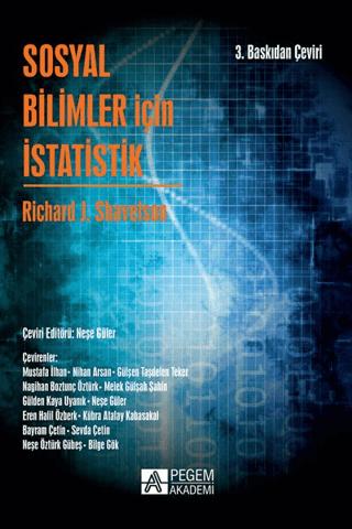 Sosyal Bilimler İçin İstatistik | Pegem Akademi Yayıncılık (Ciltsiz)  - Resim 1