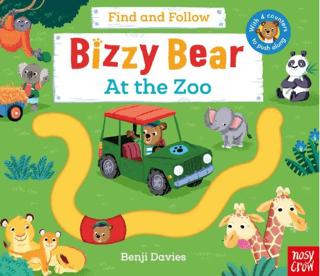 Bizzy Bear: Find And Follow At The Zoo | Nosy Crow (Ciltli)  - Resim 1