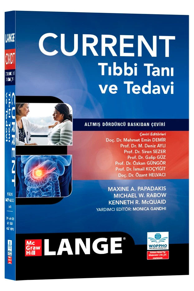 Current Tıbbi Tanı ve Tedavi 64.Baskı kitap kapağı