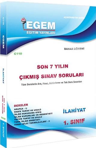 1. Sınıf İlahiyat Çıkmış Sınav Soruları (2012-2018) Bahar Dönemi