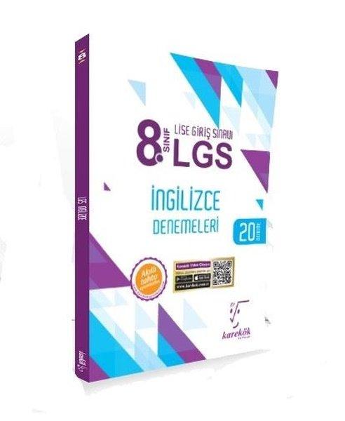 8.Sınıf LGS İngilizce Denemeleri | Karekök Eğitim Yayın (İnce Kapak)  - Resim 1
