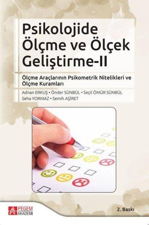 Psikolojide Ölçme ve Ölçek Geliştirme 2 | Pegem Akademi Yayıncılık (İnce Kapak)