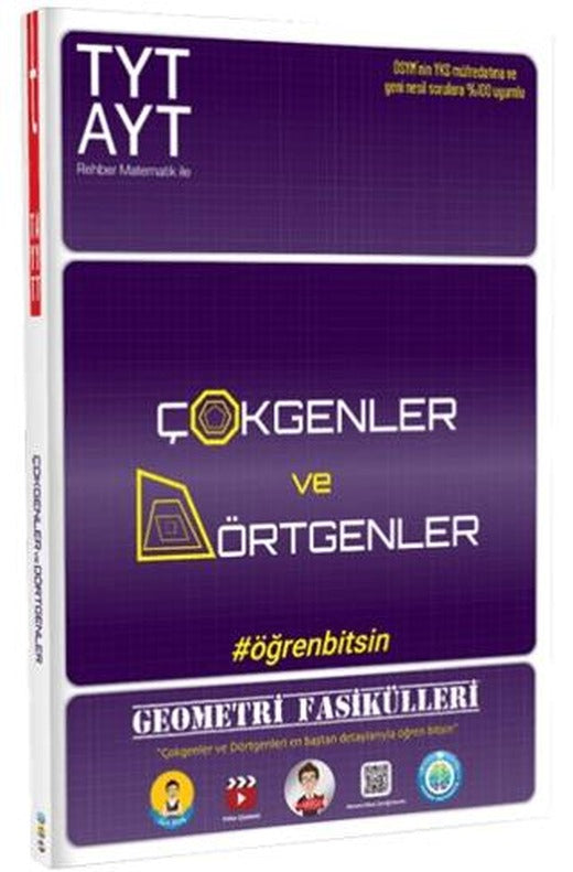 TYT-AYT Geometri Fasikülleri - Çokgenler ve Dörtgenler | Tonguç Akademi (Ciltsiz)