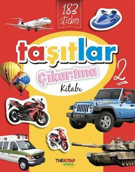 Taşıtlar Çıkartma Kitabı 2 - 182 Sticker | The Çocuk (İnce Kapak)