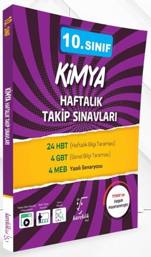 10. Sınıf Kimya Haftalık Takip Sınavları