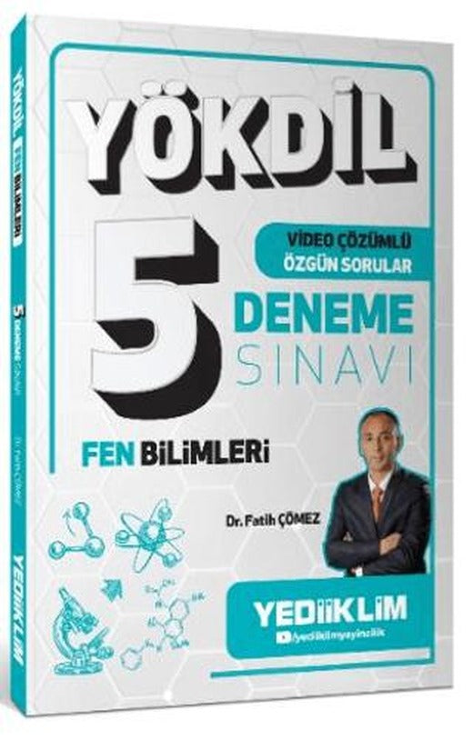YÖKDİL Fen Bilimleri Tamamı Video Çözümlü 5 Deneme | Yediiklim Yayınları (Ciltsiz)