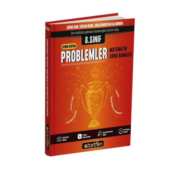 8. Sınıf Senin Kupan Problemler Ve Matematik Soru Bankası | Startfen Yayınları (İnce Kapak)