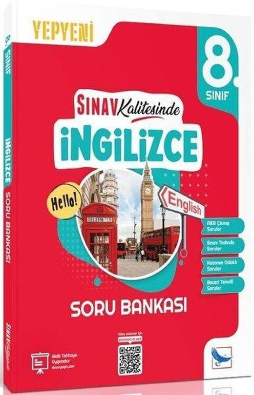 8.Sınıf İngilizce Sınav Kalitesinde Soru Bankası | Sınav Yayınları (İnce Kapak)