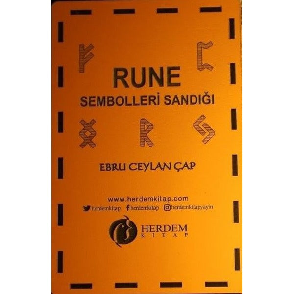 Rune Sembolleri Sandığı - Ahşap Kutulu