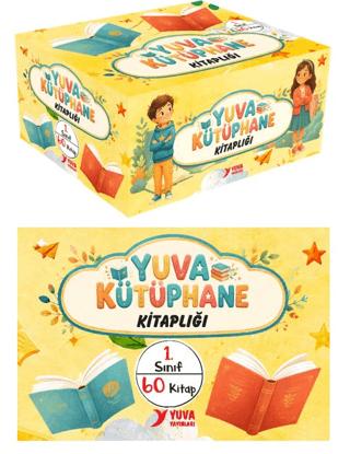 1. Sınıf Yuva Kütüphane Kitaplığı (60 Kitap) | Yuva Yayınları (Ciltsiz)  - Resim 1