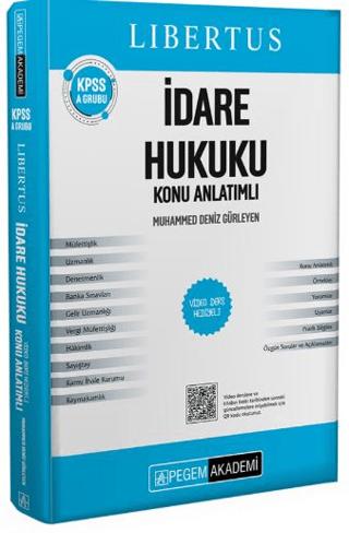 KPSS A Grubu Libertus İdare Hukuku Konu Anlatımlı | Pegem Akademi Yayıncılık (Ciltsiz)  - Resim 1