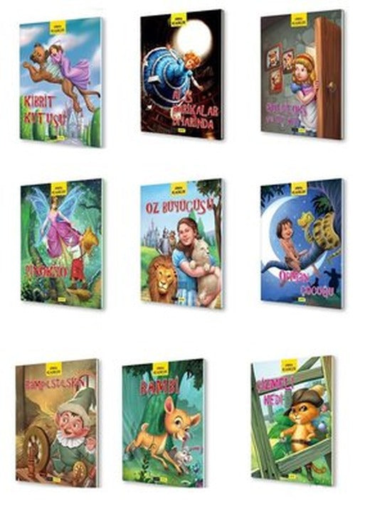 1. Sınıflar İçin Dünya Klasikleri Seti - 10 Kitap Takım | Gendaş Çocuk