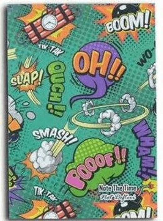 Boom Comic Patterns Not Defteri | Note The Time