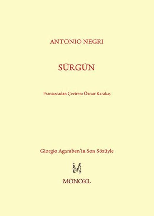 Sürgün | Monokl (İnce Kapak)
