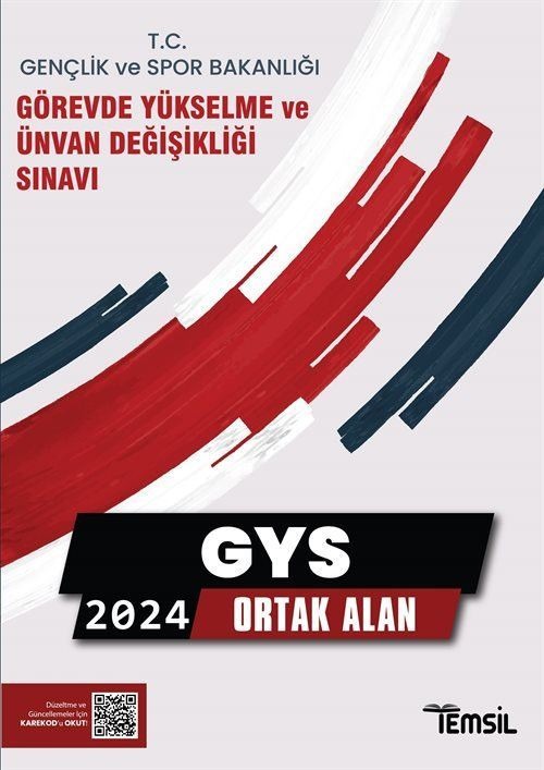 Gençlik ve Spor Bakanlığı Görevde Yükselme ve Ünvan Değişikliği Sınavı Ortak Alan Konu Anlatımı | Temsil Kitap (Ciltsiz)