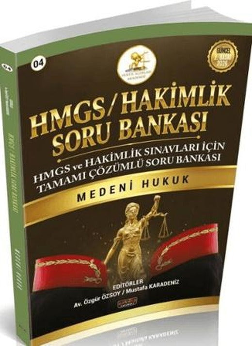 2026 HMGS Hakimlik Medeni Hukuk Soru Bankası | Savaş Yayınevi (Ciltsiz)