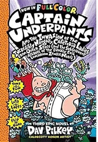 CU the Invasion of the Incredibly Naughty Cafeteria Ladies From Outer Space: (Captain Underpants) - Dav Pilkey kitap kapağı