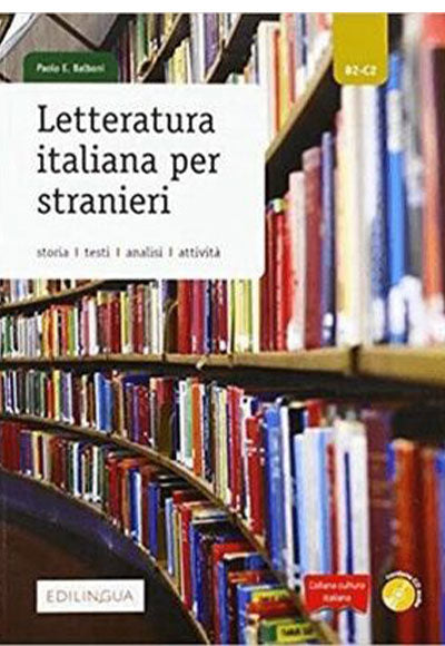 Letteratura İtaliana per Stranieri + CD Audio - Paolo E. Balboni kitap kapağı