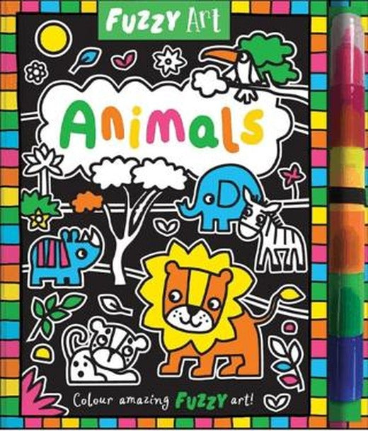 Fuzzy Art -Animals | IMAGINE THAT (Ciltli)