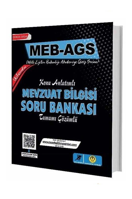 MEB-AGS Konu Anlatımlı Mevzuat Bilgisi Soru Bankası | Tasarı Eğitim Yayınları (Ciltsiz)
