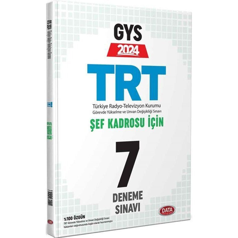TRT Şef Kadrosu İçin GYS 7 Deneme Sınavı